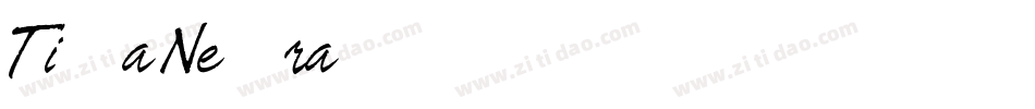 Tiza Negra字体转换